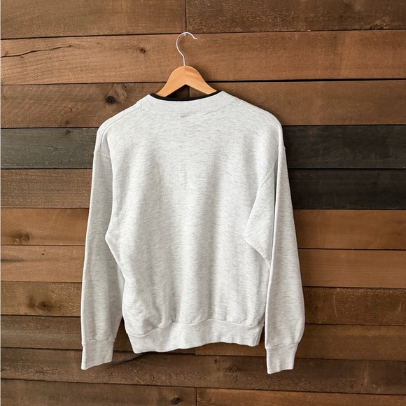 Vintage Disney Mickey Mouse Sweatshirt 90s Grey Crewneck Pullover - Picture 11 of 13